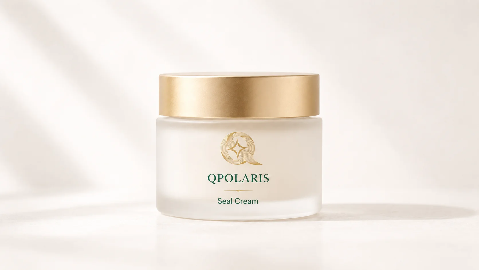 Barrier Cream packshot concept for the third step of the Qpolaris core line