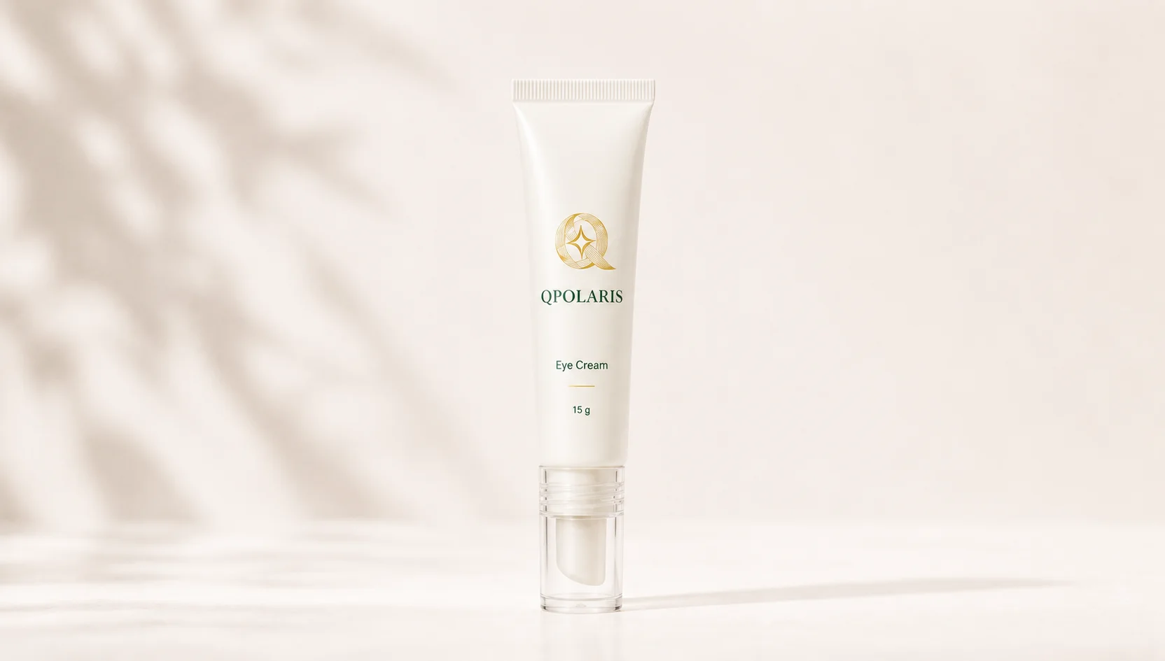 Eye Cream packshot concept for the fourth step of the Qpolaris core line